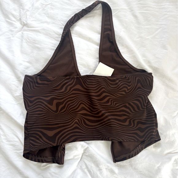 H&M Brown Halter Top NWT - Picture 4 of 4